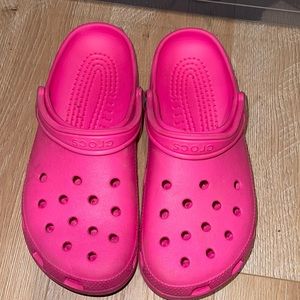 Pink Crocs
